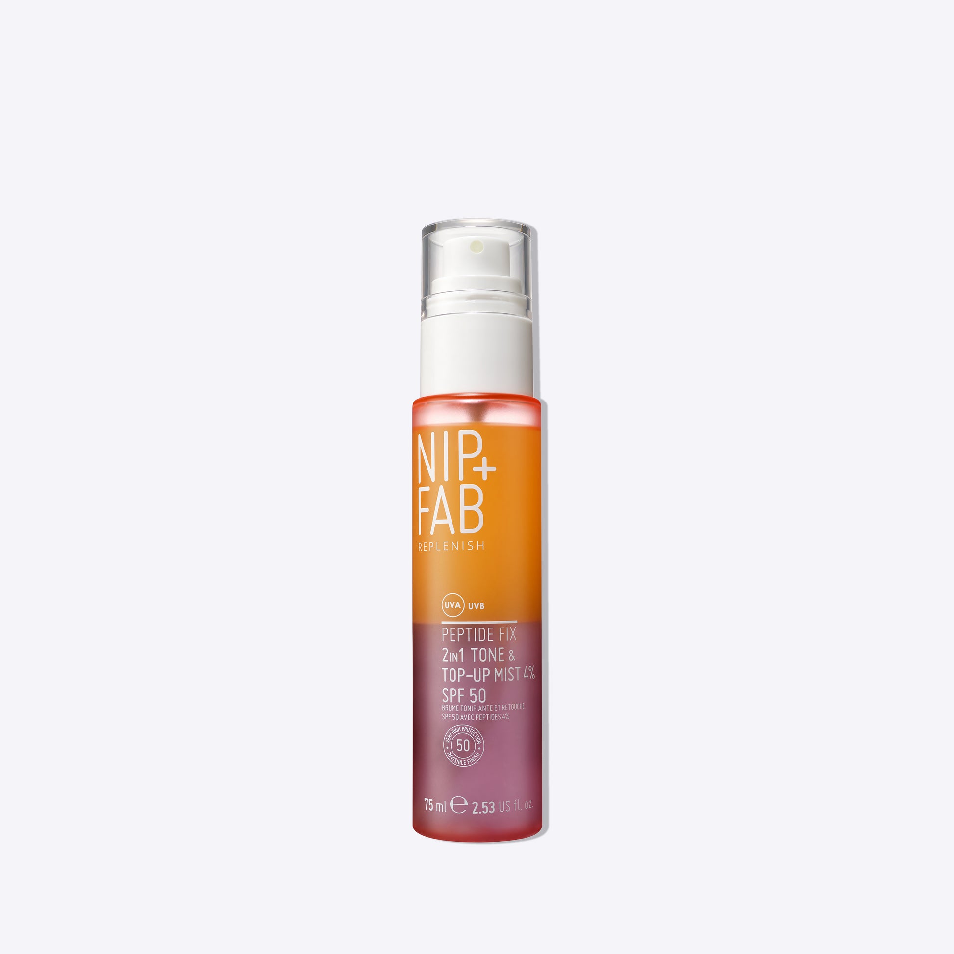 Peptide Fix 2-in-1 SPF 50 Tone + Top Up Mist 4%